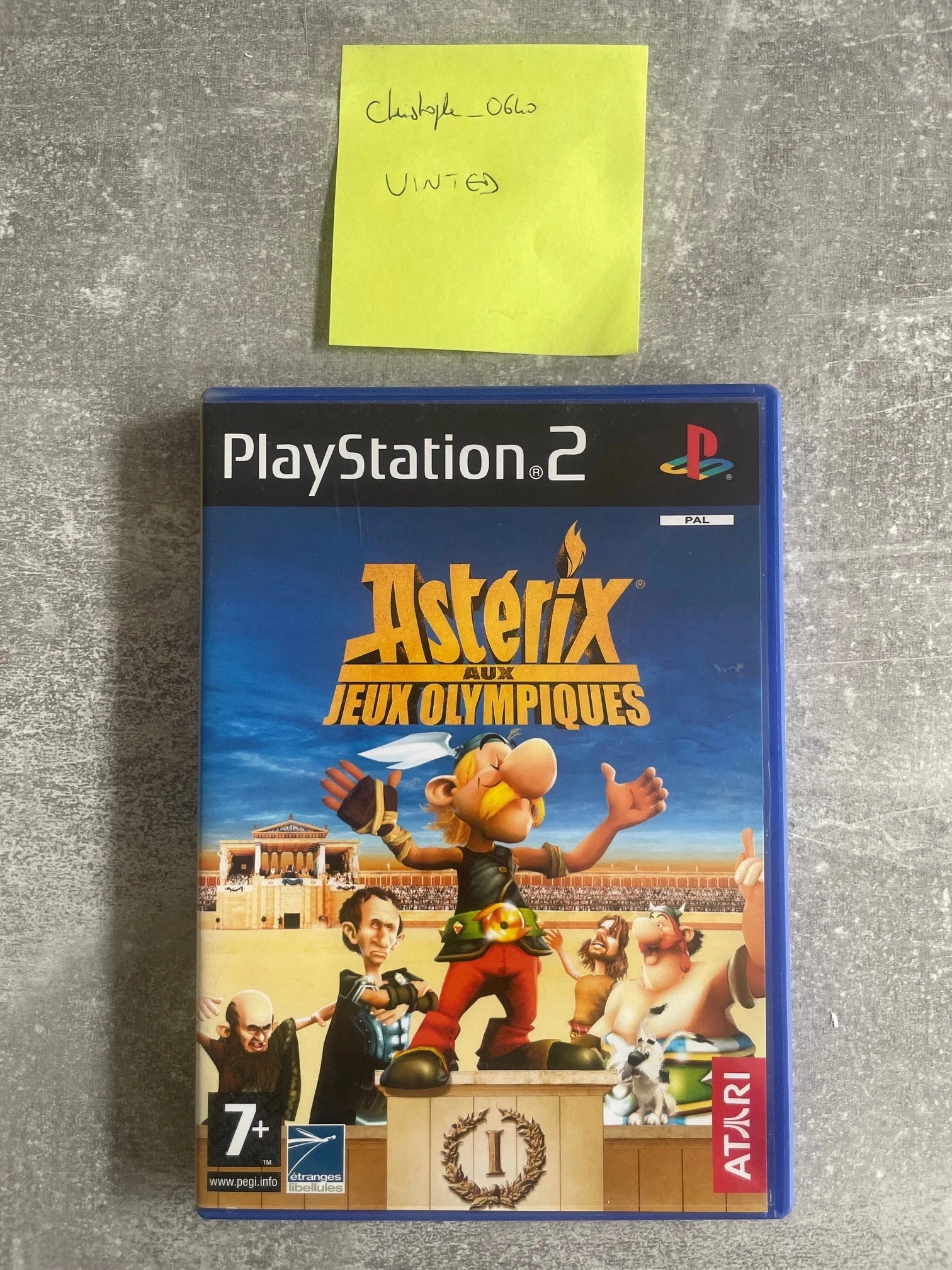 Jeu Astérix aux jeux olympiques pour Sony PS2 / playstation 2 en français.